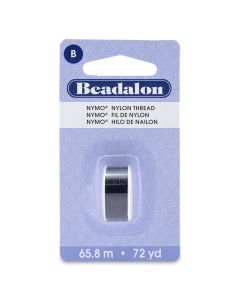 Nymo konac, veličina B, 0,2 mm, Boja crna   ( BENYMO-BB )