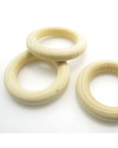 Drvene natur perle 40x7mm, rupa oko 25 mm ( DP001)