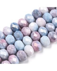 Brušene staklene perle 8x6mm  (C02302B06)