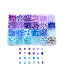 Set sa Akrilnim perlama , mix boja i oblika ...SET-L073-08D