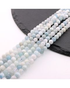 Prirodni poludragi kamen Akvamarin 6 mm ( 23KP82-06)