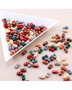 Premium FGB Staklene perle,Peanut beans.....25SEED09-3*6mm-02