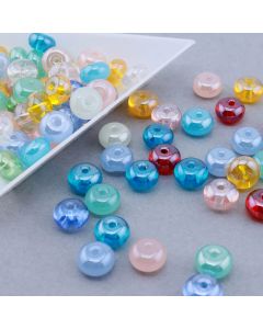 Premium FGB Staklene Abacus perle.....25SEED13-5*8mm-M04