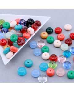 Premium FGB Staklene Abacus perle.....25SEED13-5*8mm-M02