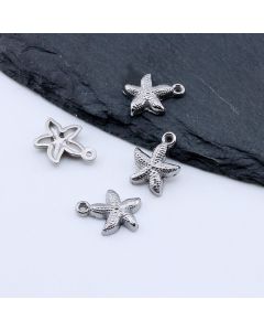 Stainless Steel Privezak Starfish, Gold...C119-24D-P