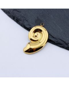 Stainless Steel Privezak Shell,Gold...M116-20G