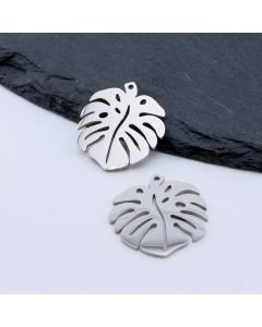 Stainless Steel Privezak Tropical List...N090-JN823-1P