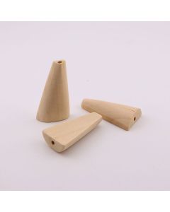 Drvene ukrasne perle 44x9mm, rupa oko 2mm. Natur drvo bez laka i boje ( 23DP09B)