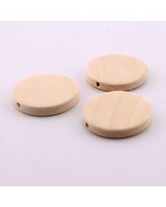 Drvene ukrasne perle 30x5mm rupa oko 3 mm. Natur drvo bez laka i boje ( 23DP06A)