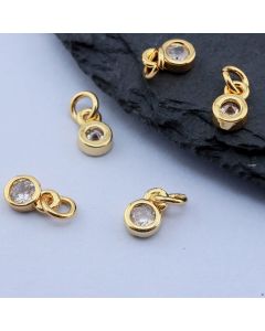 Privezak 4x6 mm, 18k Pozlata...P-2154055