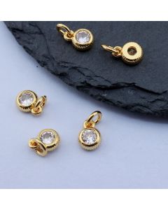 Privezak 5x7 mm, 18k Pozlata...P-215206