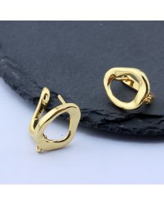 Osnova za Minđuše 17x4 mm, 18k Pozlata...P-174621