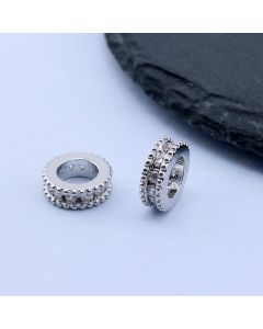 Perla 9.5 mm, Rodijum...P-1511-P