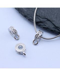 Perla 6x9 mm, Rodijum...P-21121-R