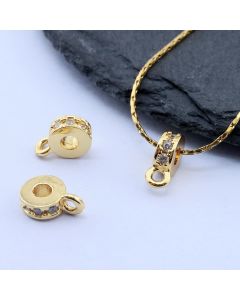 Perla 6x9 mm, 18k Pozlata...P-21121