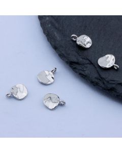 Privezak 10x8 mm, Rodijum...P-2271065-R