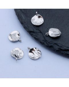 Privezak 8x6 mm, Rodijum...P-2274065-R