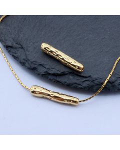 Perla 20x3 mm, 18k Pozlata...P-77412