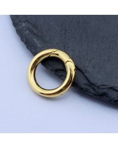 Kopča Alka 16x16 mm , 18k Pozlata...P-209328