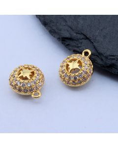 Privezak 12x10 mm, 18k Pozlata...P-222917