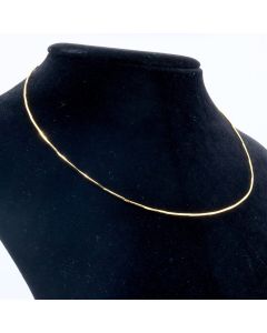 Lanac Sajla 40x1 mm, 18k Pozlata...P-184075