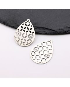 Stainless Steel privezak 24x40x1mm, rupa 2mm (23SSK17C)