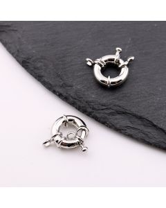 Mornarska kopča 15 x 4 mm, Rodijum (  23MK34CP )