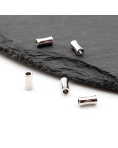 Perla ukrasna 7x3,5x2,2mm, rupa oko 2 mm- Rodijum ( 23MK51P )