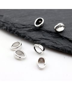 Nosači priveska 6x4x3mm Rodijum ( 23MK43G )