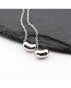 Perla ukrasna 10x6,3x2,2mm, rupa oko 2mm- Rodijum (  23MK39P )