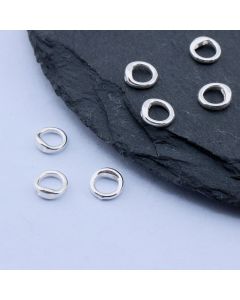 Završeci za sajlu 5.5x2 mm, Silver plated...P-H502-055