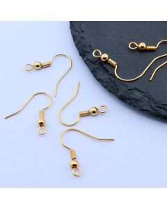 Udice za Minđuše 18x18 mm, 18k Pozlata...P-332128