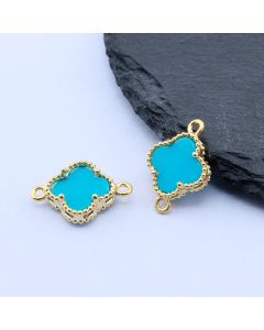 Konektor Cvet 17x12 mm,18k Pozlata...P-332101
