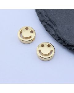 Perla Smiley 11x11 mm, 18k Pozlata...P-Z011-04G