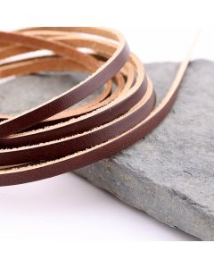 Prirodna koža 4 x 2 mm, boja natur braon (23TK04C)