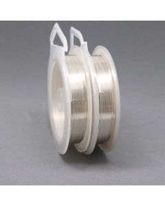 Posrebrena žica-Non Tarnish  0,6 mm. Pakovanje  oko 10 metara (102006)