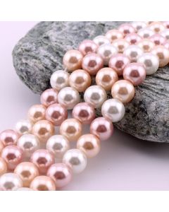 Prirodni 7A sedef biseri mix boja 8 mm, rupa oko 0,8mm ( Majorka biseri ) (JDYZZ19-3 )