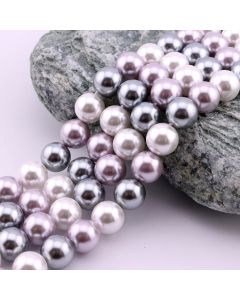 Prirodni 7A sedef biseri mix boja 8 mm, rupa oko 0,8mm ( Majorka biseri ) (JDYZZ19-31)