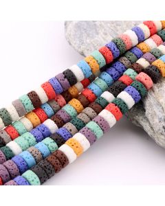 Multikolor Bojena Vulkanska Lava 6x3 mm  (JDXHSS26-9 ) 