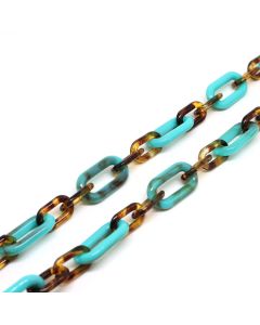 Handmade Akrilni deko lanac... 20.5x11x3mm ( 536008 )