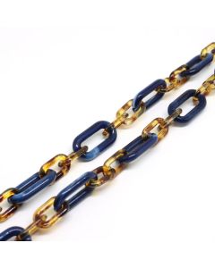 Handmade Akrilni deko lanac... 20.5x11x3mm  ( 536007 )