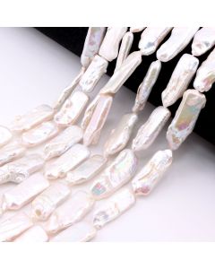 Barkok Slatkovodni biseri 22x8~15x4~12mm, Rupa: 0.6mm  ( SLBISS020D01 )