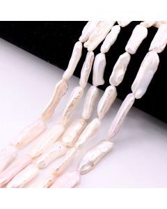 Barkok Slatkovodni biseri 15~34x6~12x4~7mm, Rupa: 0.6mm ( SLBISS020H01 )