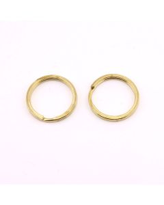 Dupla alka za priveske za ključeve  25x2 mm-boja zlata   ( 3950885920 )