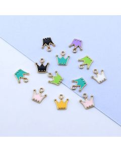 Set Privezaka emajliranih u boji, 10x11 mm... PEM-K067-53KCG