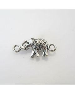 Konektor slon 23.5 x 11 mm, alke oko 2mm , boja antik srebra( KON131 )