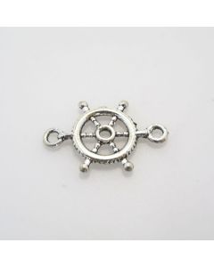 Konektor kormilo 23 x 15 mm, alke oko 2mm , boja antik srebra ( KON132 )