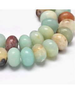 Prirodni Amazonit, Abacus pelre 8x5mm (KP-AMZ8x5-G)