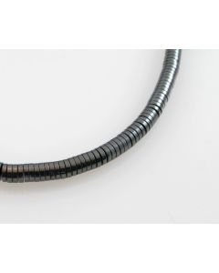 Hematit perle, Diskovi. Boja hematit, Dimenzije 4x1 mm (KP-HEM-40)