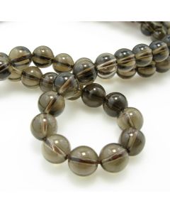 Prirodni Dimni kvarc, Dimenzjia 4 mm. Cena je data za niz od oko 95 perli. ( KPDIMK8A1 )